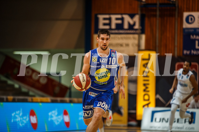 Basketball, Admiral Basketball Superliga 2019/20, Platzierungsrunde 3. Runde, Oberwart Gunners, Gmunden Swans, Toni Blazan (10)