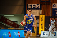 Basketball, Admiral Basketball Superliga 2019/20, Platzierungsrunde 3. Runde, Oberwart Gunners, Gmunden Swans, Toni Blazan (10)