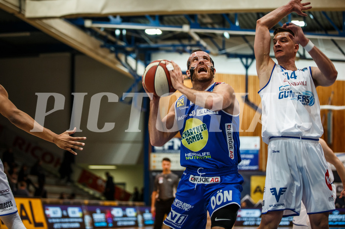 Basketball, Admiral Basketball Superliga 2019/20, Platzierungsrunde 3. Runde, Oberwart Gunners, Gmunden Swans, Enis Murati (4)