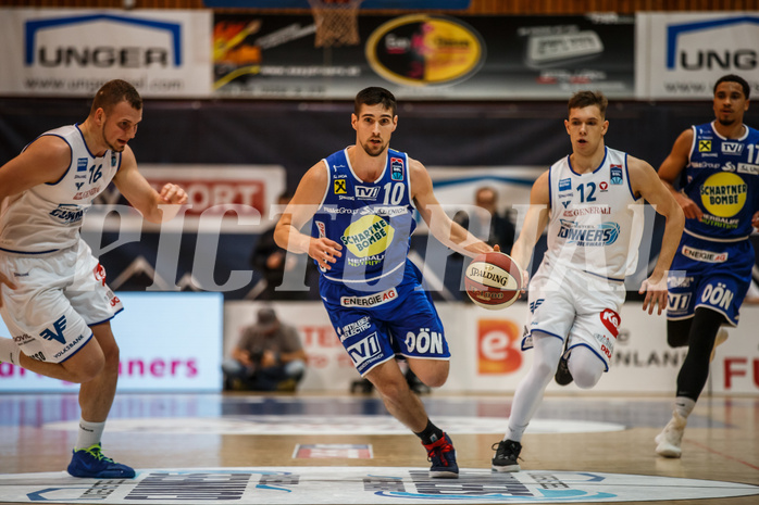 Basketball, Admiral Basketball Superliga 2019/20, Platzierungsrunde 3. Runde, Oberwart Gunners, Gmunden Swans, Toni Blazan (10)