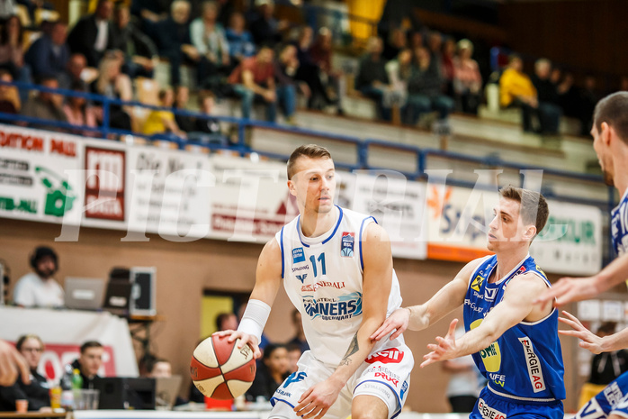 Basketball, Admiral Basketball Superliga 2019/20, Platzierungsrunde 3.Runde, Oberwart Gunners, Gmunden Swans, Saimon Sutt (11)