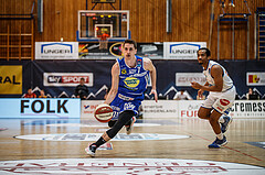 Basketball, Admiral Basketball Superliga 2019/20, Platzierungsrunde 3. Runde, Oberwart Gunners, Gmunden Swans, Benedikt Güttl (7)