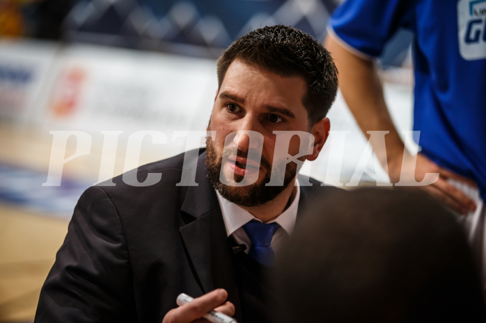 Basketball, Admiral Basketball Superliga 2019/20, Platzierungsrunde 3. Runde, Oberwart Gunners, Gmunden Swans, Horst Leitner (Coach)