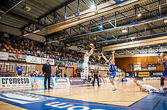 Basketball, Admiral Basketball Superliga 2019/20, Platzierungsrunde 3.Runde, Oberwart Gunners, Gmunden Swans, Andrius Mikutis (5)