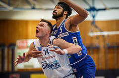 Basketball, Admiral Basketball Superliga 2019/20, Platzierungsrunde 3.Runde, Oberwart Gunners, Gmunden Swans, Maximilian Schuecker (14)
