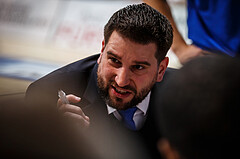 Basketball, Admiral Basketball Superliga 2019/20, Platzierungsrunde 3. Runde, Oberwart Gunners, Gmunden Swans, Horst Leitner (Coach)