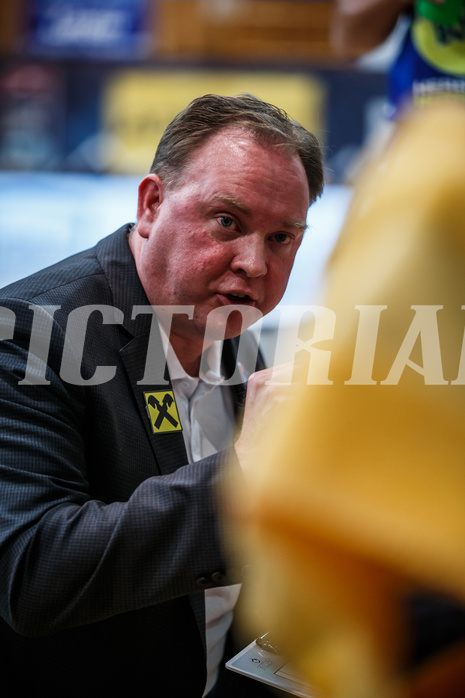 Basketball, Admiral Basketball Superliga 2019/20, Platzierungsrunde 3. Runde, Oberwart Gunners, Gmunden Swans, Anton Mirolybov (Head Coach)