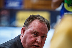 Basketball, Admiral Basketball Superliga 2019/20, Platzierungsrunde 3. Runde, Oberwart Gunners, Gmunden Swans, Anton Mirolybov (Head Coach)
