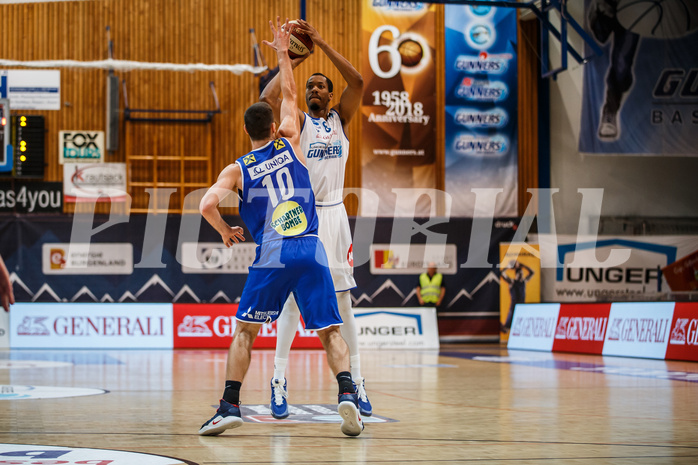 Basketball, Admiral Basketball Superliga 2019/20, Platzierungsrunde 3. Runde, Oberwart Gunners, Gmunden Swans, Orion Outerbridge (8)