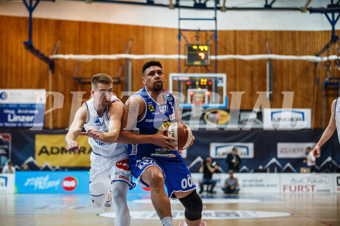 Basketball, Admiral Basketball Superliga 2019/20, Platzierungsrunde 3. Runde, Oberwart Gunners, Gmunden Swans, Jordan Loveridge (9)