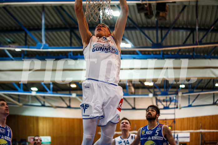 Basketball, Admiral Basketball Superliga 2019/20, Platzierungsrunde 3. Runde, Oberwart Gunners, Gmunden Swans, Edi Patekar (9)