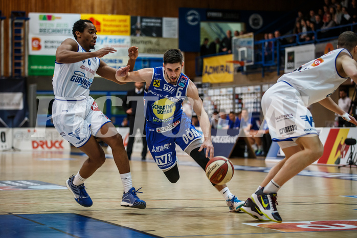 Basketball, Admiral Basketball Superliga 2019/20, Platzierungsrunde 3. Runde, Oberwart Gunners, Gmunden Swans, Daniel Friedrich (6)