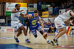 Basketball, Admiral Basketball Superliga 2019/20, Platzierungsrunde 3. Runde, Oberwart Gunners, Gmunden Swans, Daniel Friedrich (6)