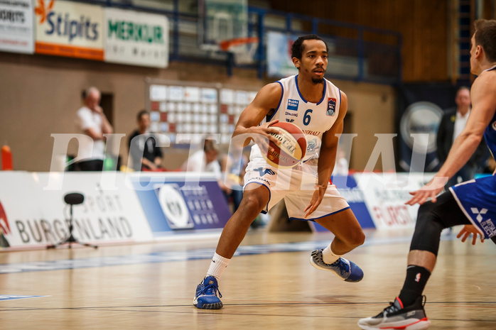Basketball, Admiral Basketball Superliga 2019/20, Platzierungsrunde 3.Runde, Oberwart Gunners, Gmunden Swans, Lawrence Alexander (6)