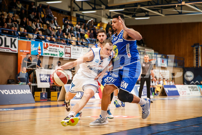 Basketball, Admiral Basketball Superliga 2019/20, Platzierungsrunde 3.Runde, Oberwart Gunners, Gmunden Swans, Sebastian Käferle (7)