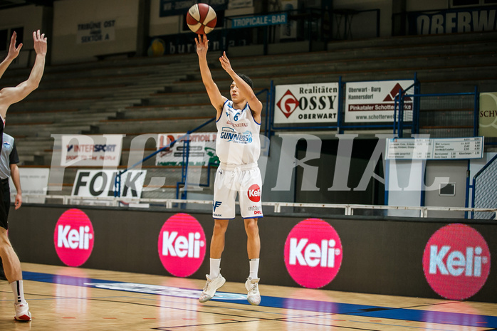 Basketball, bet-at-home Basketball Superliga 2020/21, Platzierungsrunde, 5. Runde, Oberwart Gunners, Flyers Wels, Magdy Abou-Ahmed (6)