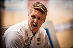 Basketball, bet-at-home Basketball Superliga 2021/22, Grunddurchgang Runde 8, Oberwart Gunners, Gmunden Swans, Aleksi Koskinen(Ass. Coach)