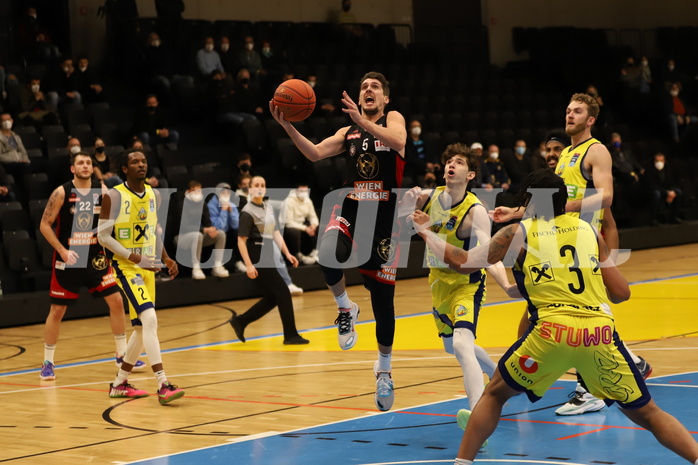 Basketball Superliga 2021/22, Grunddurchgang 8.Runde UBSC Graz vs. BC Vienna