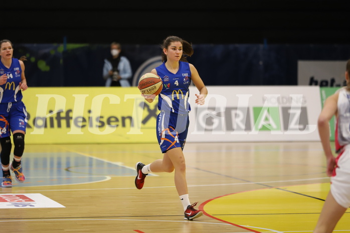 12.12.2021, Basketball Damen Superliga 2021/22, Grunddurchgang 7.Runde,  
UBSC-DBBC Graz vs. DBB LZ OÖ