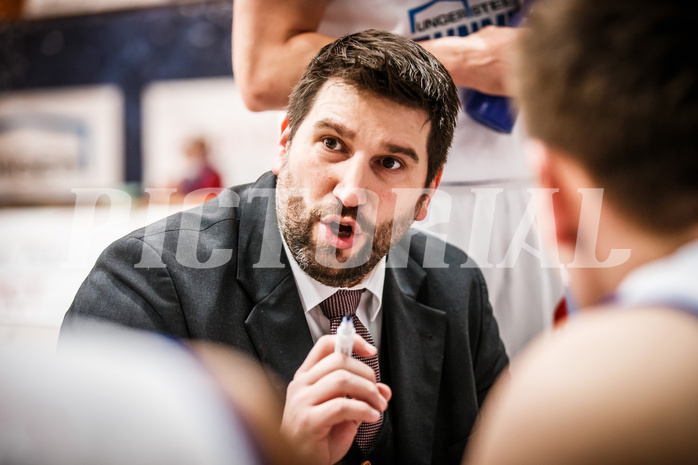 Basketball, bet-at-home Basketball Superliga 2021/22, Grunddurchgang Runde 8, Oberwart Gunners, Gmunden Swans, Horst Leitner (Coach)