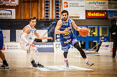Basketball, bet-at-home Basketball Superliga 2021/22, Grunddurchgang Runde 8, Oberwart Gunners, Gmunden Swans, Daniel Friedrich (6)
