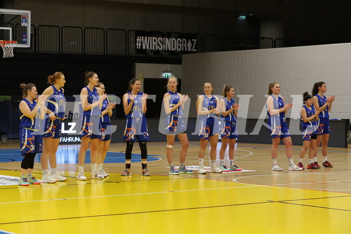 12.12.2021, Basketball Damen Superliga 2021/22, Grunddurchgang 7.Runde,  
UBSC-DBBC Graz vs. DBB LZ OÖ