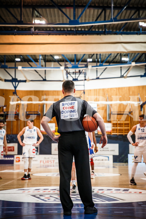 Basketball, bet-at-home Basketball Superliga 2021/22, Grunddurchgang Runde 8, Oberwart Gunners, Gmunden Swans, Referee