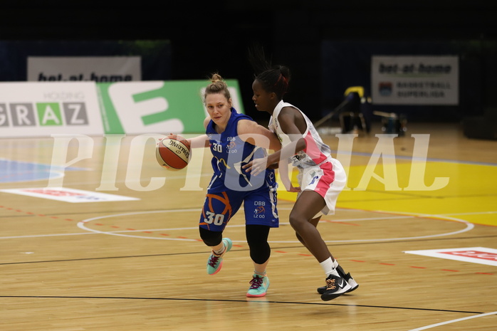 12.12.2021, Basketball Damen Superliga 2021/22, Grunddurchgang 7.Runde,  
UBSC-DBBC Graz vs. DBB LZ OÖ