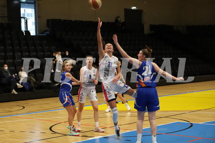 12.12.2021, Basketball Damen Superliga 2021/22, Grunddurchgang 7.Runde,  
UBSC-DBBC Graz vs. DBB LZ OÖ