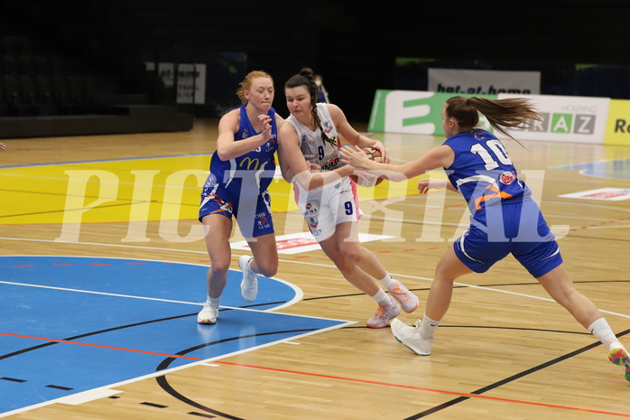 12.12.2021, Basketball Damen Superliga 2021/22, Grunddurchgang 7.Runde,  
UBSC-DBBC Graz vs. DBB LZ OÖ