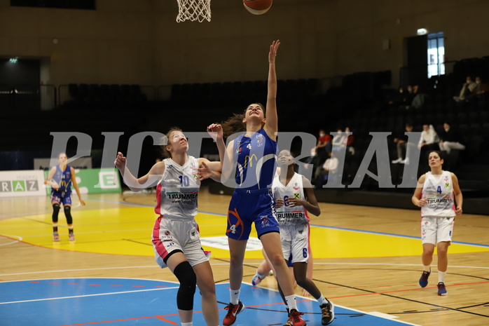 12.12.2021, Basketball Damen Superliga 2021/22, Grunddurchgang 7.Runde,  
UBSC-DBBC Graz vs. DBB LZ OÖ