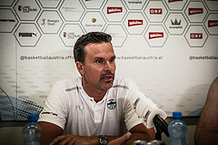 Basketball, FIBA EuroBasket 2025 Qualifiers , , AUSTRIA, IRELAND, Pressekonferenz: Raoul Korner (Head Coach)