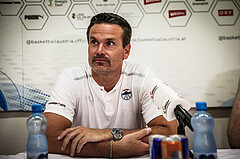 Basketball, FIBA EuroBasket 2025 Qualifiers , , AUSTRIA, IRELAND, Pressekonferenz: Raoul Korner (Head Coach)