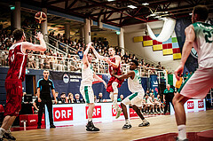 Basketball, FIBA EuroBasket 2025 Qualifiers , , AUSTRIA, IRELAND, Thomas KLEPEISZ (10), Jakob PÖLTL (12)
