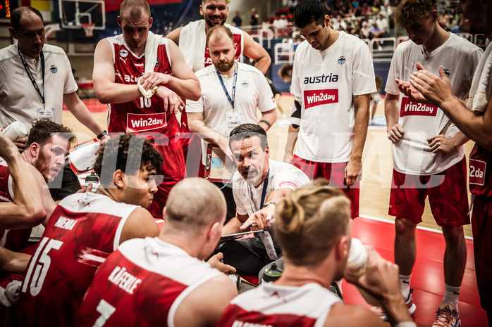 Basketball, FIBA EuroBasket 2025 Qualifiers , , AUSTRIA, IRELAND, Team AUSTRIA, Raoul Korner (Head Coach)