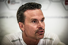 Basketball, FIBA EuroBasket 2025 Qualifiers , , AUSTRIA, IRELAND, Pressekonferenz: Raoul Korner (Head Coach)