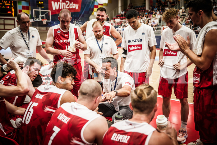 Basketball, FIBA EuroBasket 2025 Qualifiers , , AUSTRIA, IRELAND, Team AUSTRIA, Raoul Korner (Head Coach)