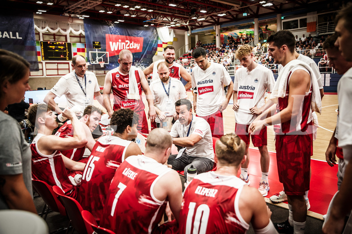 Basketball, FIBA EuroBasket 2025 Qualifiers , , AUSTRIA, IRELAND, Team AUSTRIA, Raoul Korner (Head Coach)