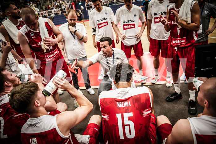 Basketball, FIBA EuroBasket 2025 Qualifiers , , AUSTRIA, IRELAND, Team AUSTRIA, Raoul Korner (Head Coach)