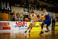 Basketball, Basketball Zweite Liga 2022/23, Playoff, Viertelfinale Spiel 2
, Mattersburg Rocks, BBU Salzburg, Jordis Ortega (5)