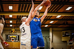 Basketball, Basketball Zweite Liga 2022/23, Playoff, Viertelfinale Spiel 2
, Mattersburg Rocks, BBU Salzburg, M. Rakic (15)