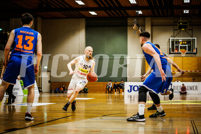 Basketball, Basketball Zweite Liga 2022/23, Playoff, Viertelfinale Spiel 2
, Mattersburg Rocks, BBU Salzburg, Claudio Vancura (10)