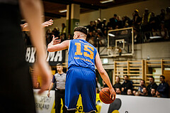Basketball, Basketball Zweite Liga 2022/23, Playoff, Viertelfinale Spiel 2
, Mattersburg Rocks, BBU Salzburg, M. Rakic (15)