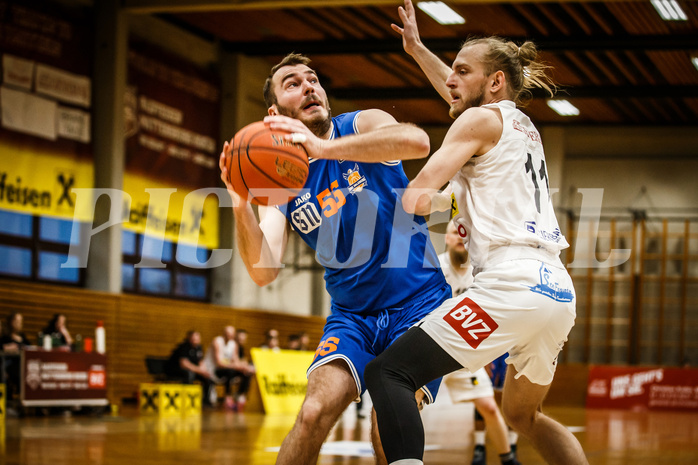 Basketball, Basketball Zweite Liga 2022/23, Playoff, Viertelfinale Spiel 2
, Mattersburg Rocks, BBU Salzburg, L. Mikovac (55)