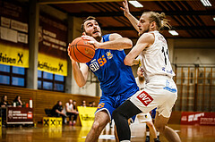 Basketball, Basketball Zweite Liga 2022/23, Playoff, Viertelfinale Spiel 2, Mattersburg Rocks, BBU Salzburg, L. Mikovac (55)