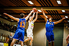 Basketball, Basketball Zweite Liga 2022/23, Playoff, Viertelfinale Spiel 2, Mattersburg Rocks, BBU Salzburg, Claudio Vancura (10)