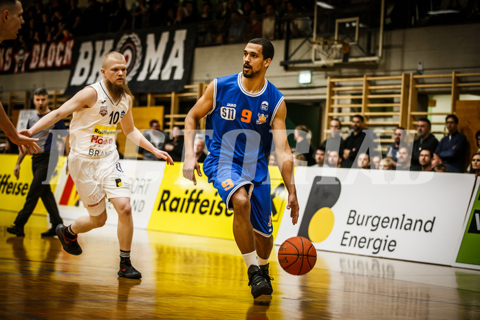 Basketball, Basketball Zweite Liga 2022/23, Playoff, Viertelfinale Spiel 2
, Mattersburg Rocks, BBU Salzburg, L. O´neal (9)