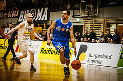 Basketball, Basketball Zweite Liga 2022/23, Playoff, Viertelfinale Spiel 2
, Mattersburg Rocks, BBU Salzburg, L. O´neal (9)