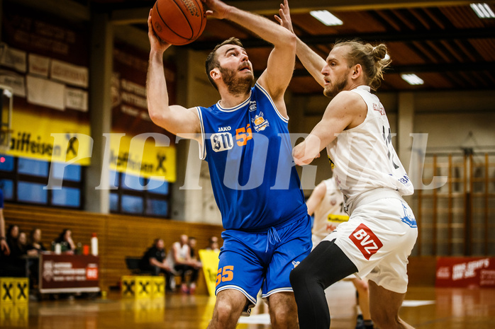 Basketball, Basketball Zweite Liga 2022/23, Playoff, Viertelfinale Spiel 2
, Mattersburg Rocks, BBU Salzburg, L. Mikovac (55)