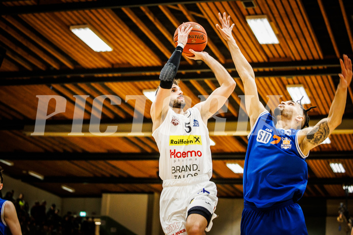 Basketball, Basketball Zweite Liga 2022/23, Playoff, Viertelfinale Spiel 2
, Mattersburg Rocks, BBU Salzburg, Jordis Ortega (5)